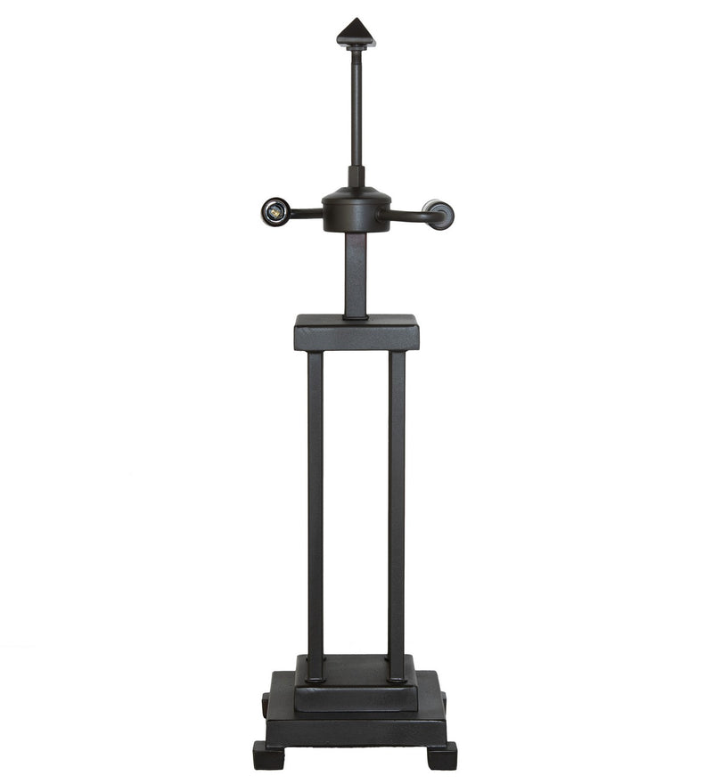 Meyda Tiffany 265026 Two Light Table Base, Mahogany Bronze