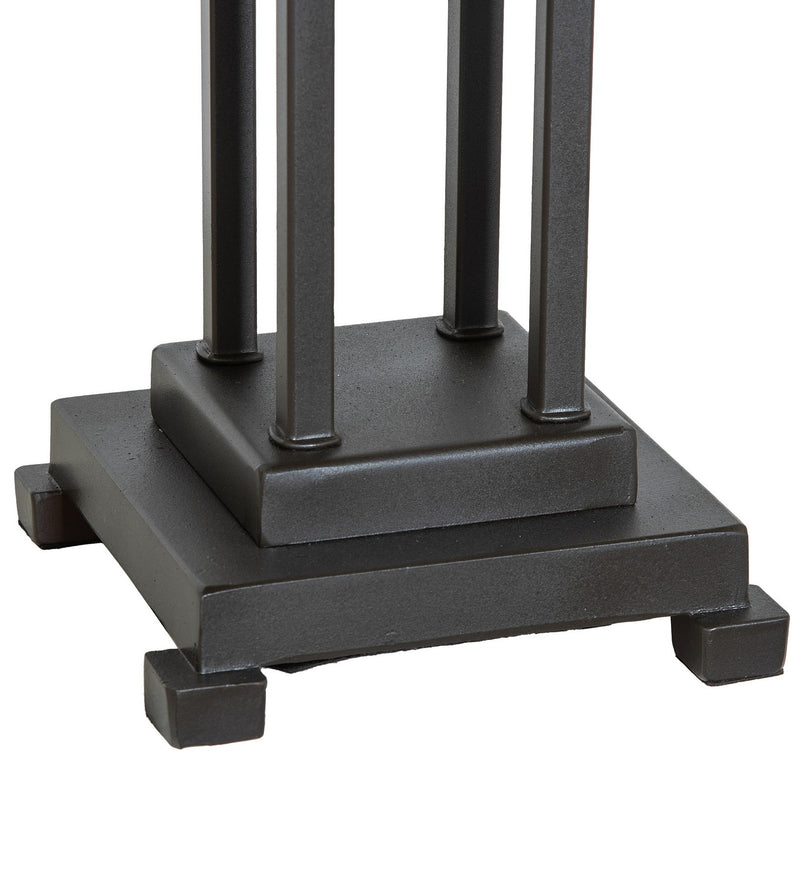 Meyda Tiffany 265026 Two Light Table Base, Mahogany Bronze