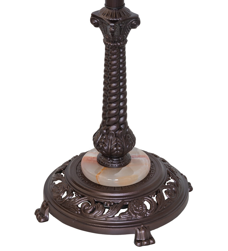 Meyda Tiffany 265046 One Light Floor Base, Mahogany Bronze