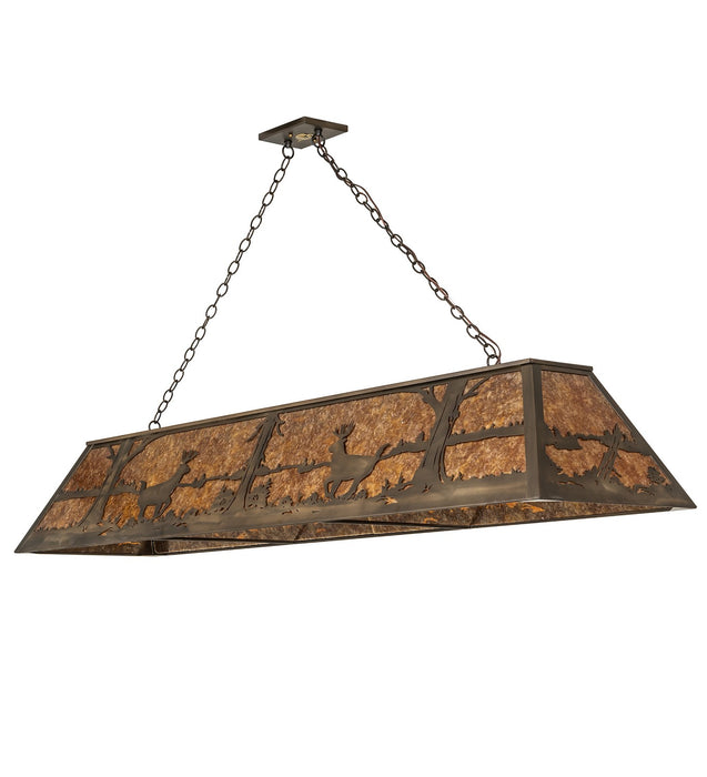 Meyda Tiffany 52310 11 Light Pendant, Antique Copper