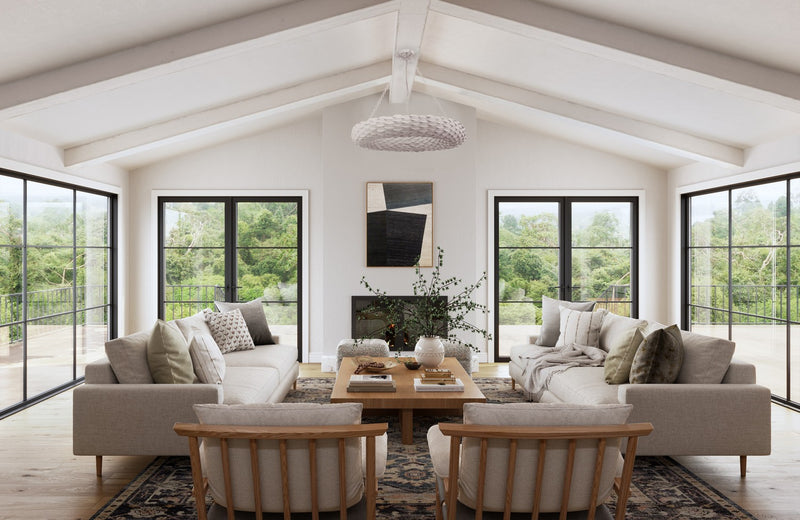 Crystorama 538-MT Eight Light Pendant, Matte White