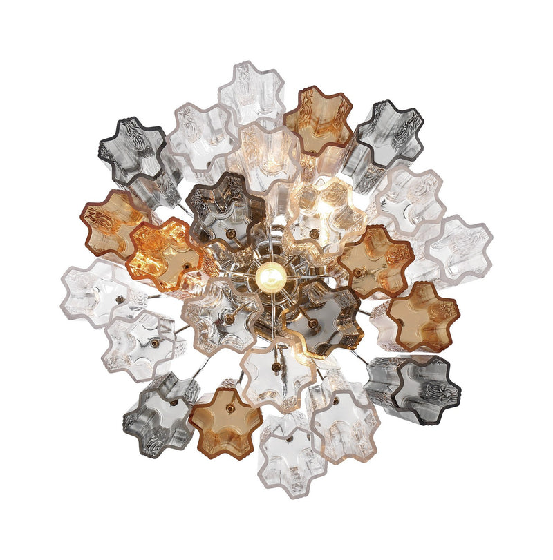Crystorama ADD-300-CH-AU_CEILING Four Light Semi Flush Mount, Polished Chrome