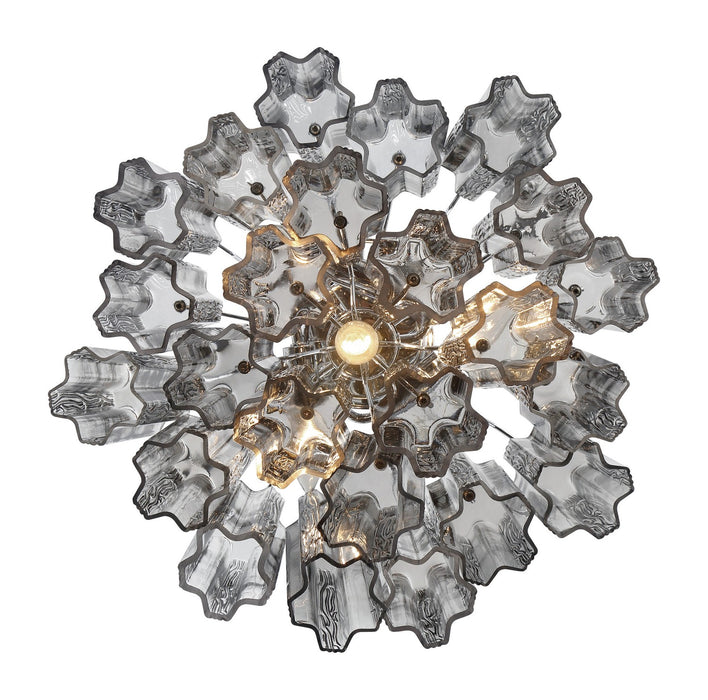 Crystorama ADD-300-CH-SM_CEILING Four Light Semi Flush Mount, Polished Chrome