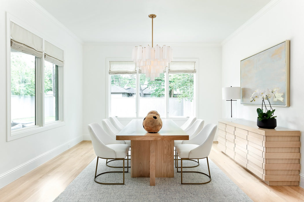 Crystorama ADD-312-AG-WH 12 Light Chandelier, Aged Brass