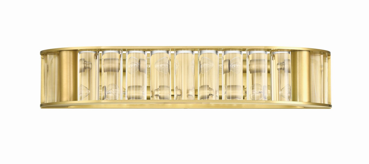 Crystorama FAR-6005-AG Four Light Bath, Aged Brass