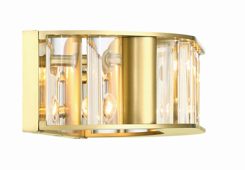 Crystorama FAR-6005-AG Four Light Bath, Aged Brass