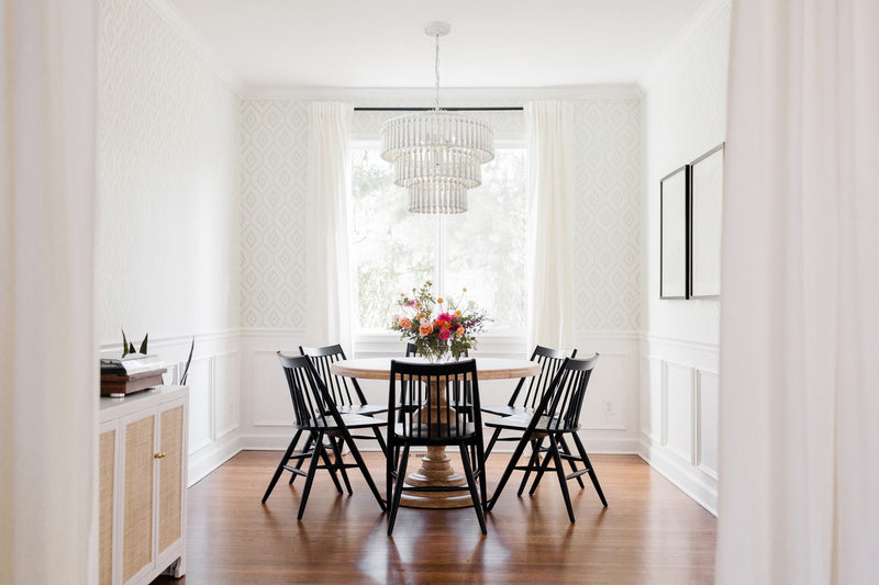 Crystorama TIA-7103-MT Three Light Pendant, Matte White