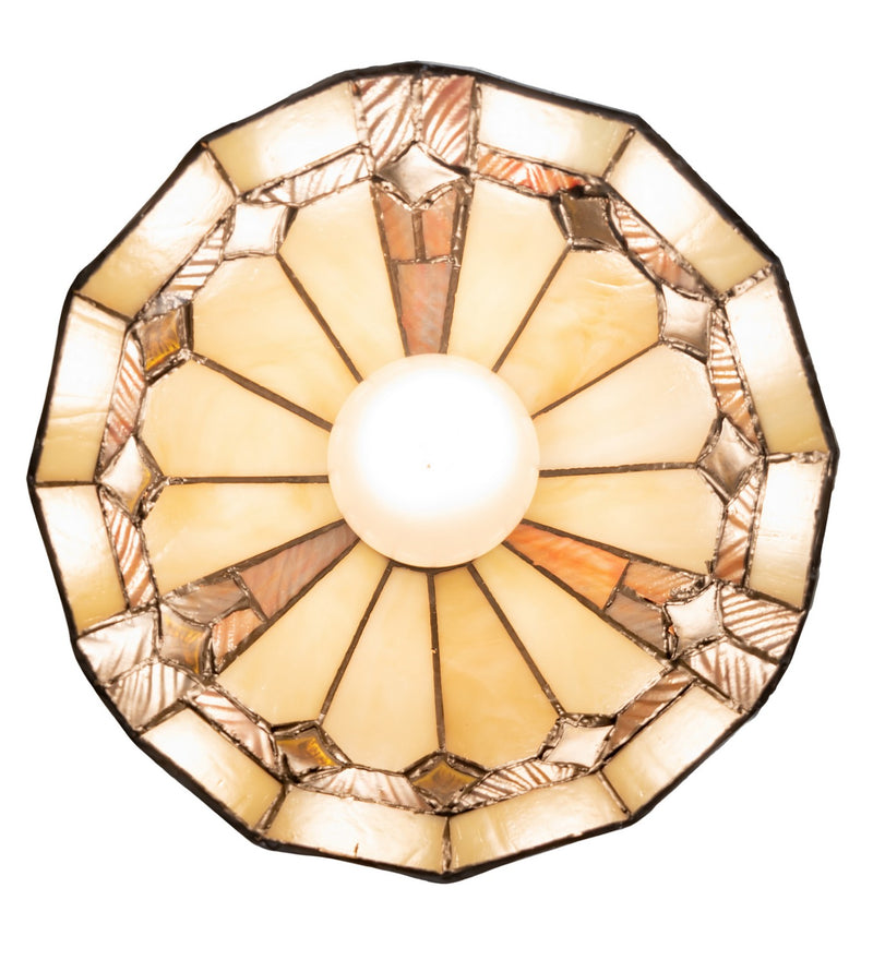 Meyda Tiffany 244755 One Light Pendant, Mahogany Bronze