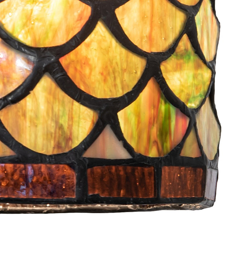 Meyda Tiffany 245413 One Light Pendant, Mahogany Bronze