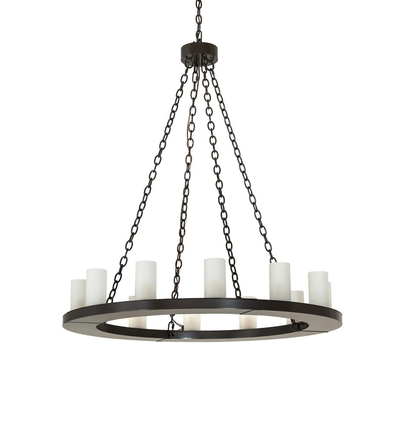 Meyda Tiffany 259181 12 Light Chandelier, Timeless Bronze