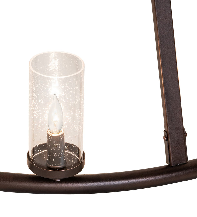 Meyda Tiffany 260339 12 Light Chandelier, Mahogany Bronze