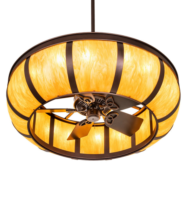 Meyda Tiffany 261212 16 Light Chandel-Air, Mahogany Bronze