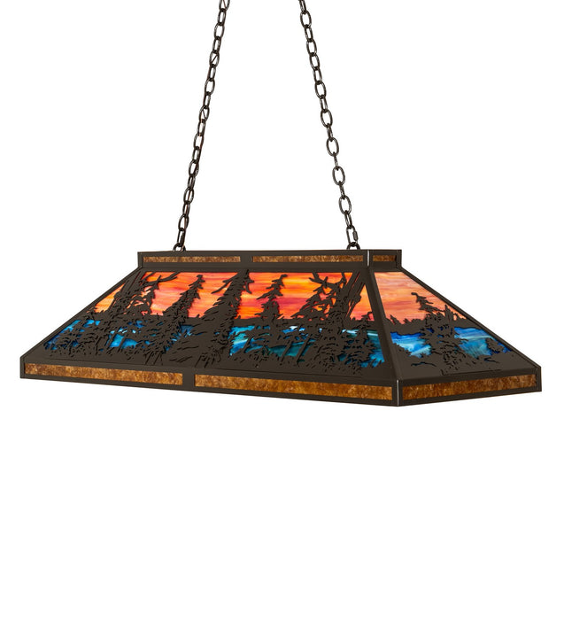 Meyda Tiffany 261494 Seven Light Pendant, Timeless Bronze