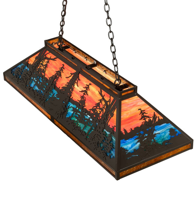Meyda Tiffany 261494 Seven Light Pendant, Timeless Bronze