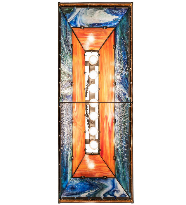Meyda Tiffany 261494 Seven Light Pendant, Timeless Bronze