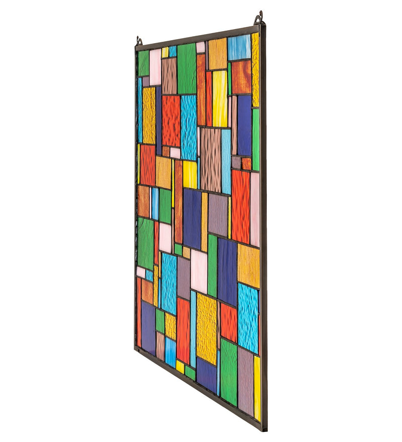 Meyda Tiffany 264169 Window, Darkened Brass