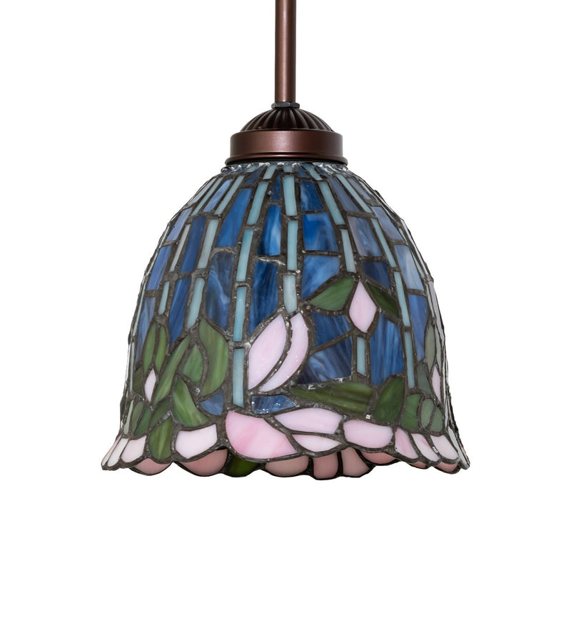 Meyda Tiffany 71318 One Light Pendant, Mahogany Bronze