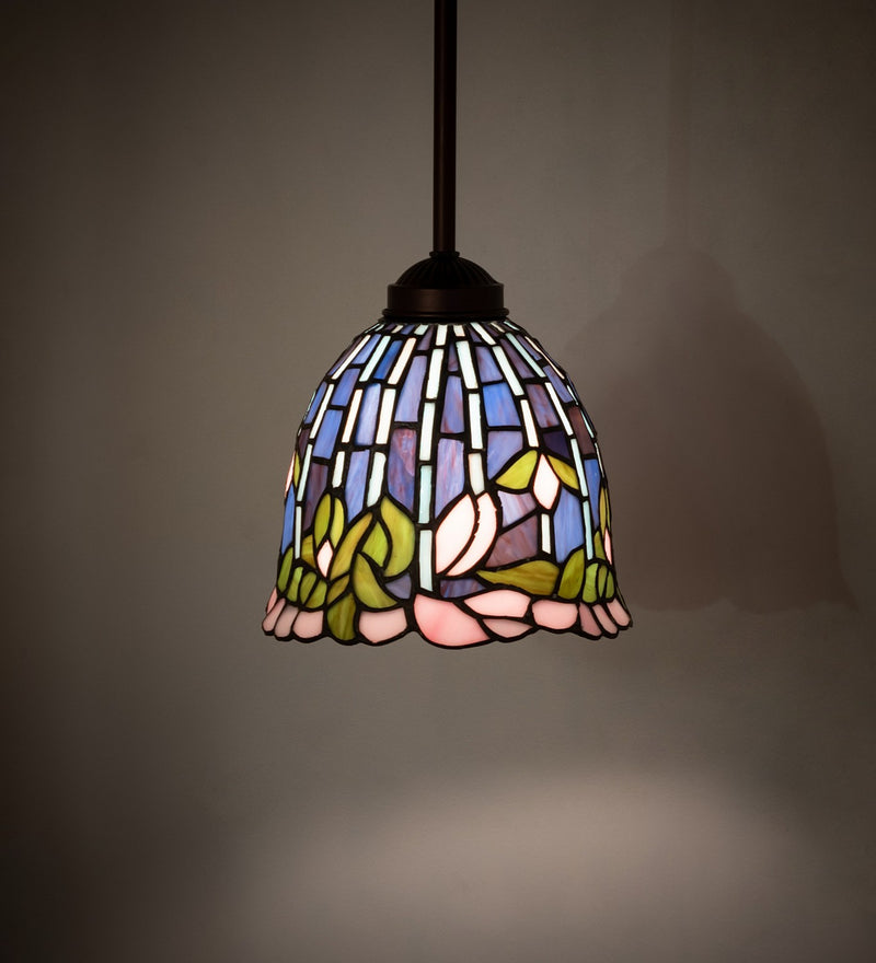 Meyda Tiffany 71318 One Light Pendant, Mahogany Bronze