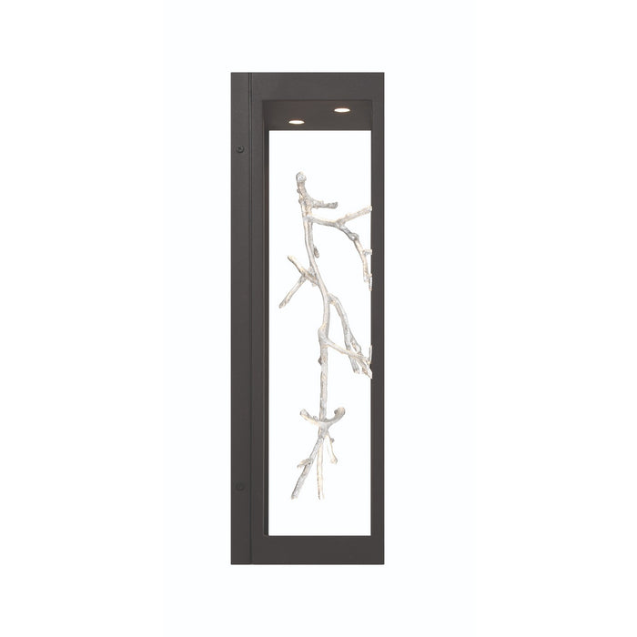 Eurofase 45699-023 LED Outdoor Wall Sconce, Silver-Black