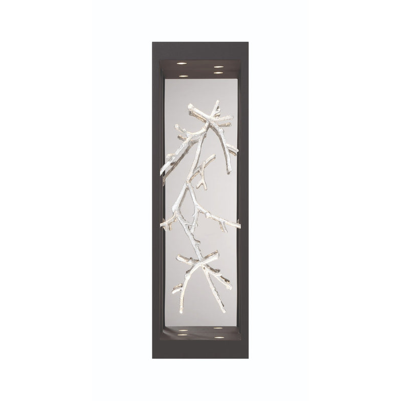 Eurofase 45699-023 LED Outdoor Wall Sconce, Silver-Black