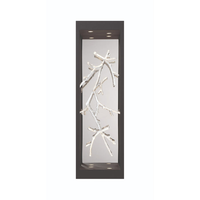 Eurofase 45699-023 LED Outdoor Wall Sconce, Silver-Black