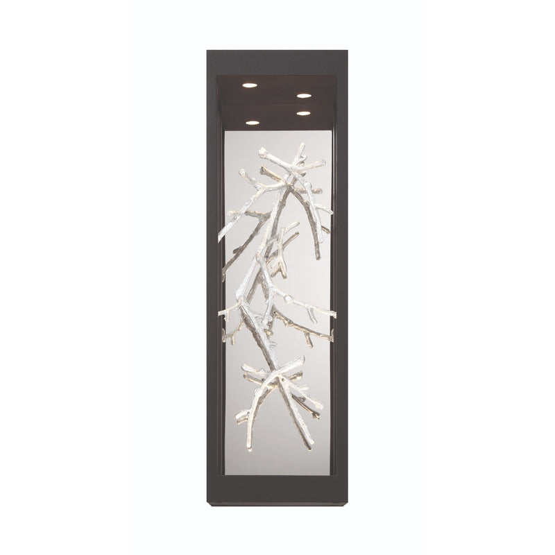 Eurofase 45699-023 LED Outdoor Wall Sconce, Silver-Black