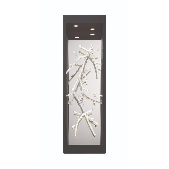 Eurofase 45699-023 LED Outdoor Wall Sconce, Silver-Black