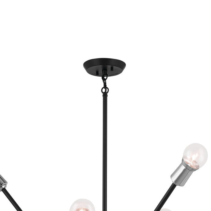 Kichler 52537BK 16 Light Chandelier, Black