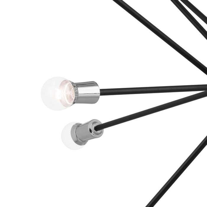 Kichler 52537BK 16 Light Chandelier, Black