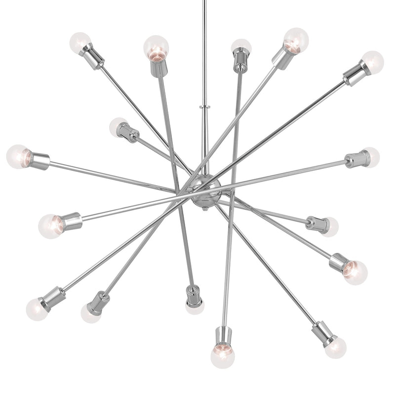 Kichler 52537CH 16 Light Chandelier, Chrome