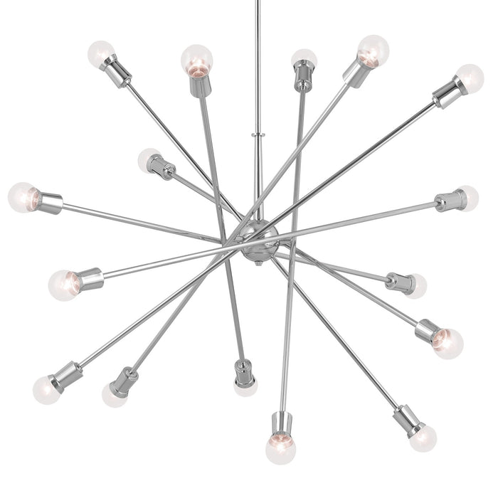 Kichler 52537CH 16 Light Chandelier, Chrome