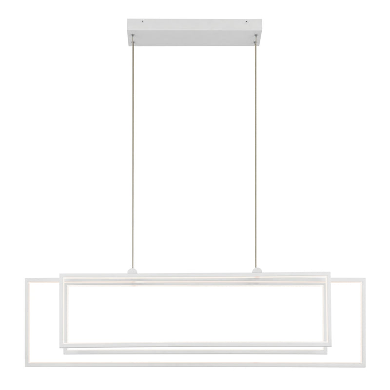 Kichler 84331WH LED Linear Chandelier, White