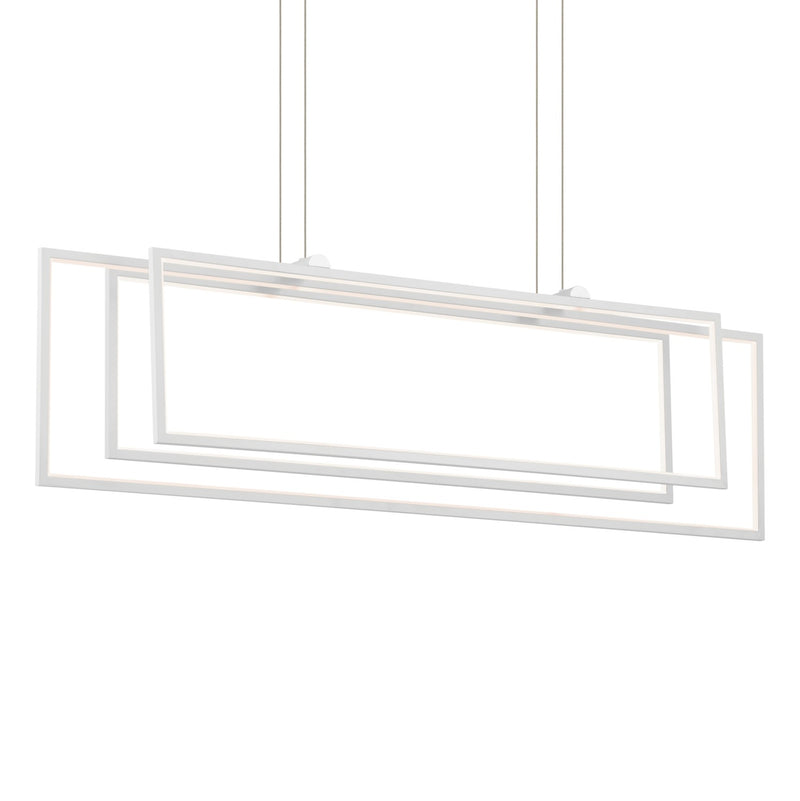 Kichler 84331WH LED Linear Chandelier, White