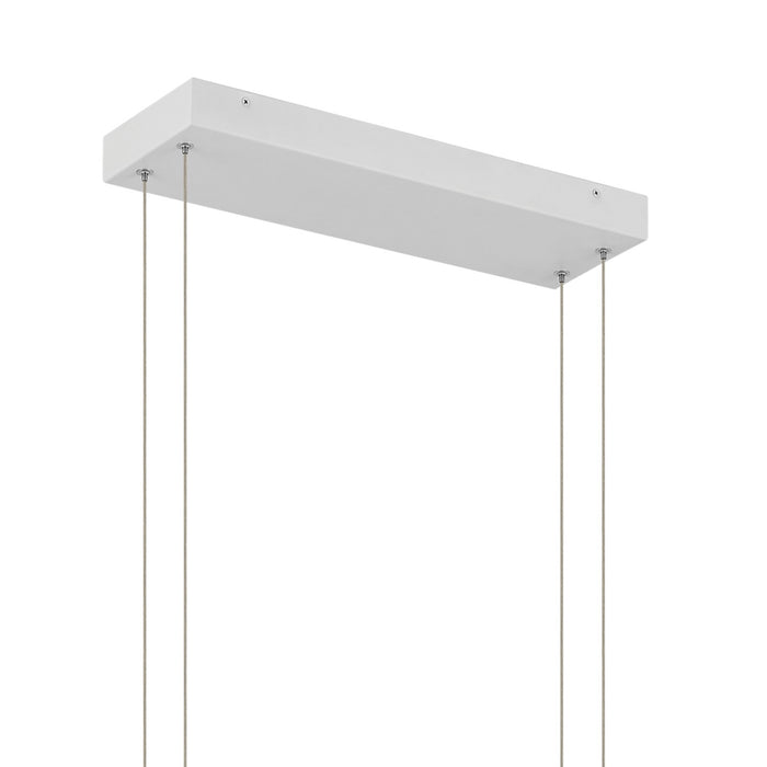 Kichler 84331WH LED Linear Chandelier, White