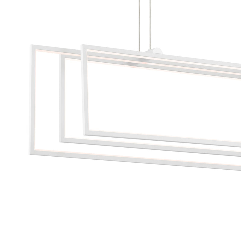 Kichler 84331WH LED Linear Chandelier, White