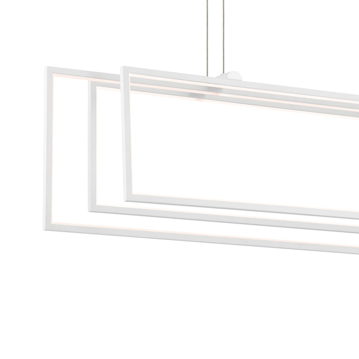 Kichler 84331WH LED Linear Chandelier, White