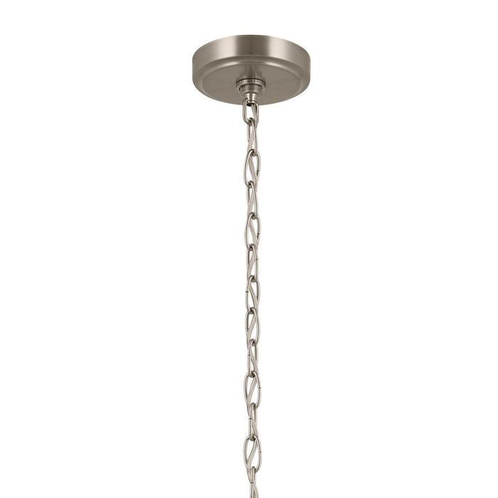 Kichler 52616NI Six Light Chandelier, Brushed Nickel (Open Box - Final Sale)