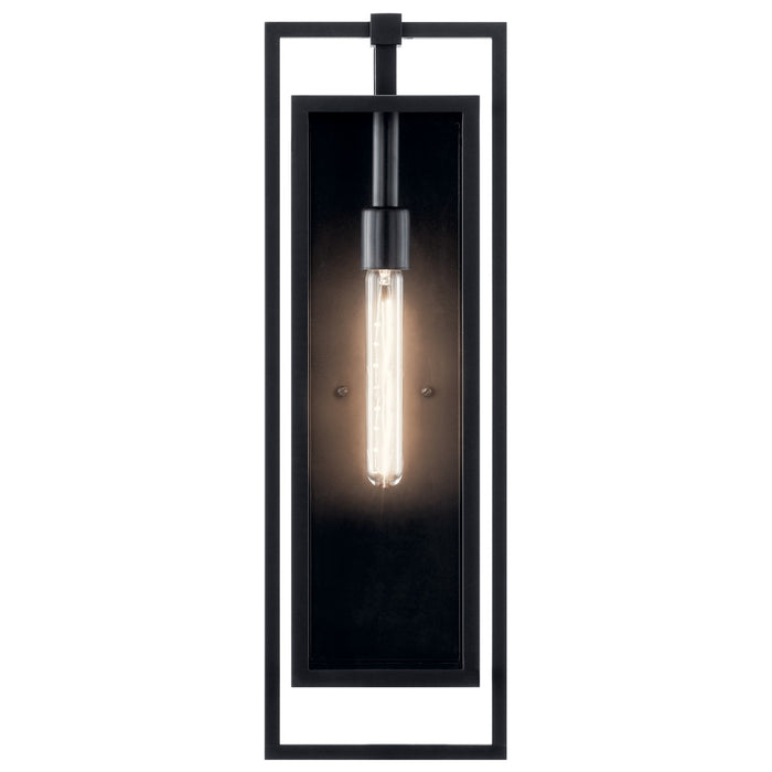 Kichler 59089BK One Light Outdoor Wall Mount, Black