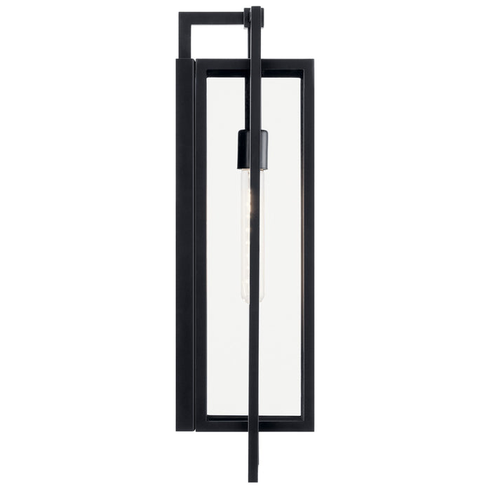Kichler 59089BK One Light Outdoor Wall Mount, Black