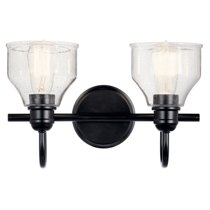 Kichler 45972BK Two Light Bath, Black