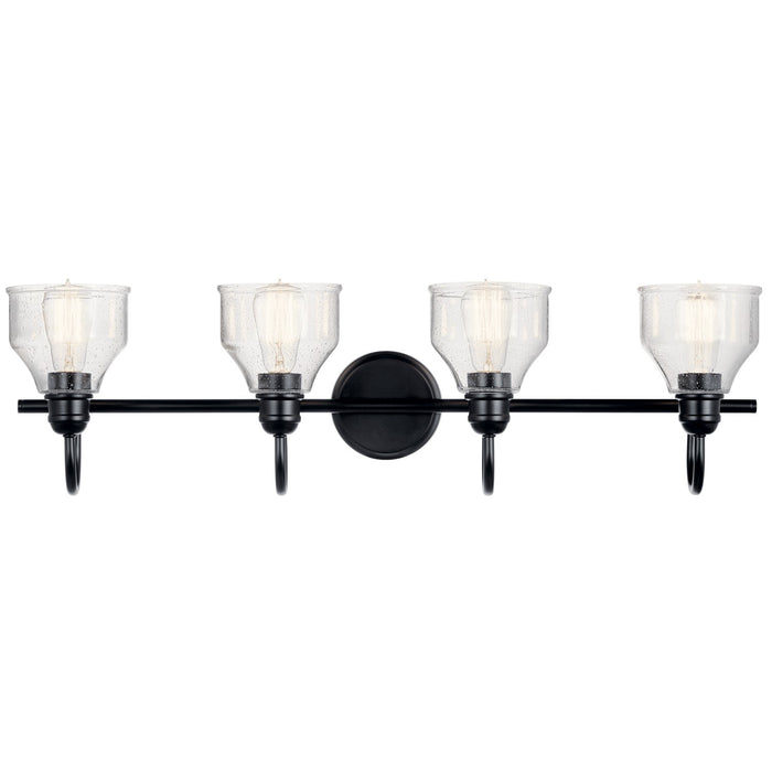 Kichler 45974BK Four Light Bath, Black