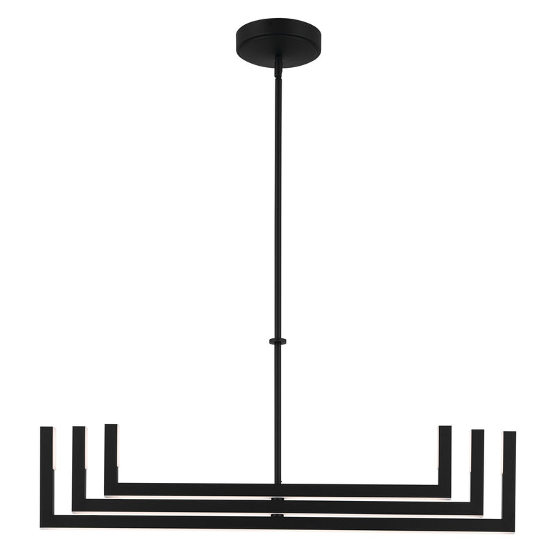 Kichler 84328MBK LED Chandelier, Matte Black
