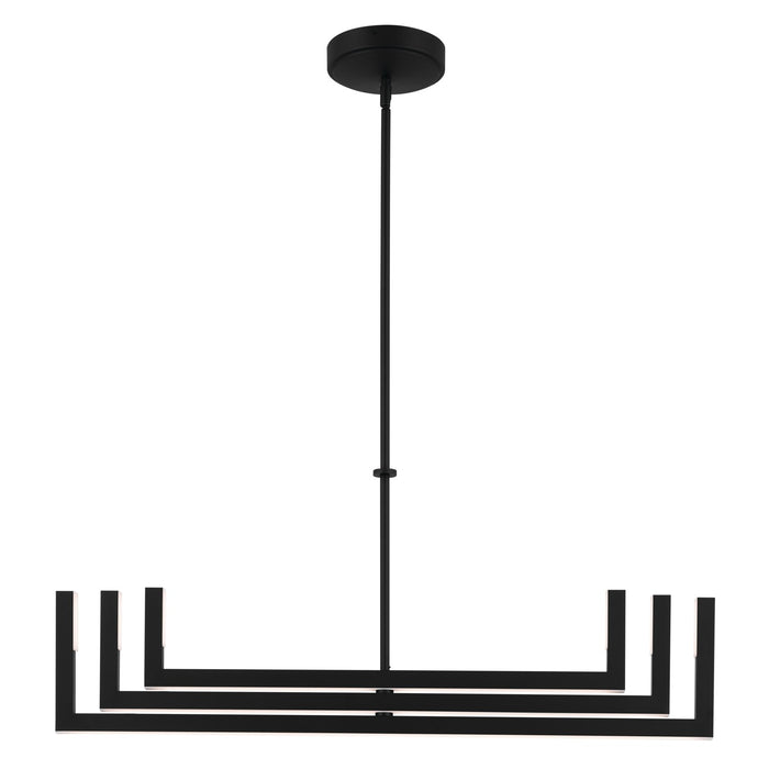 Kichler 84328MBK LED Chandelier, Matte Black