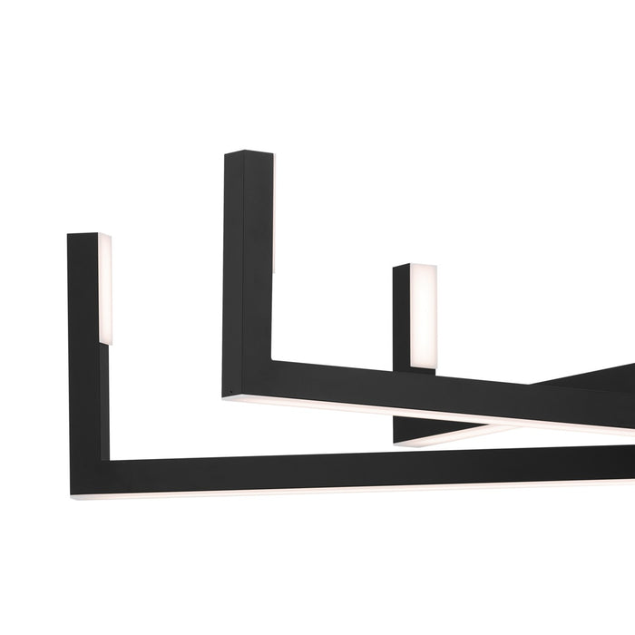 Kichler 84328MBK LED Chandelier, Matte Black