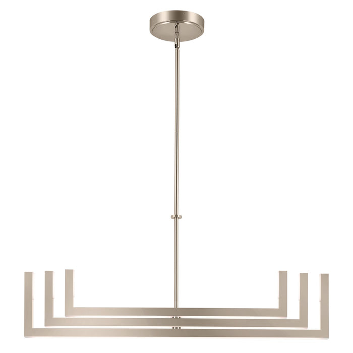 Kichler 84328PN LED Chandelier, Polished Nickel
