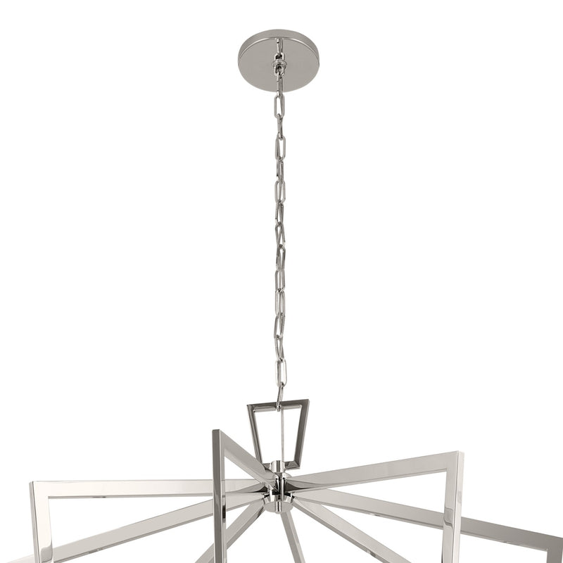 Kichler 43499PN 16 Light Foyer Pendant, Polished Nickel