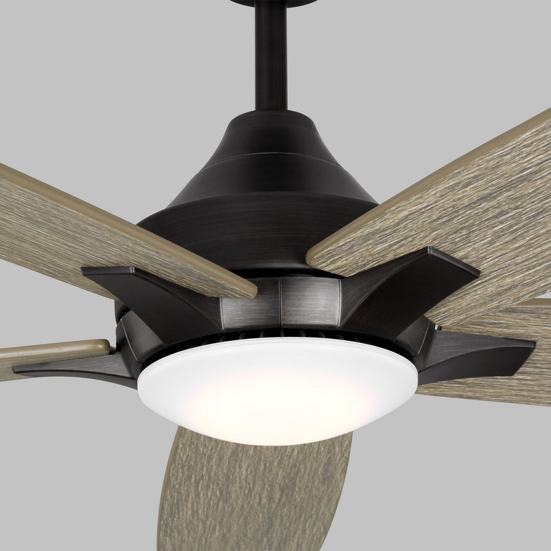 Generation Lighting 5LWDSM60AGPD 60" Ceiling Fan, Aged Pewter