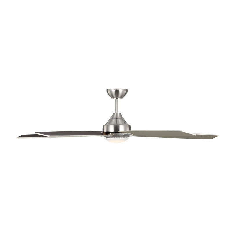 Generation Lighting 5LWDSM60BSD 60" Ceiling Fan, Brushed Steel