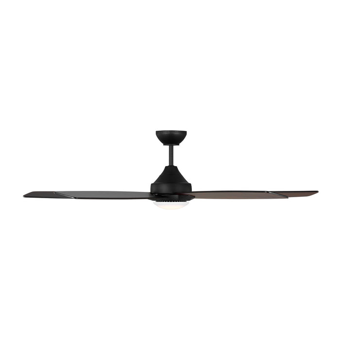 Generation Lighting 5LWDSM60MBKD 60" Ceiling Fan, Midnight Black