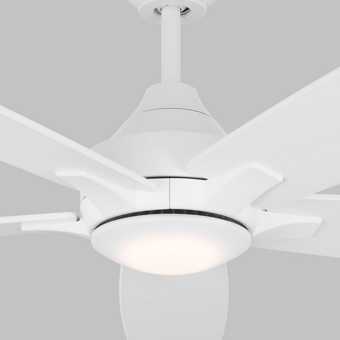 Generation Lighting 5LWDSM60RZWD 60" Ceiling Fan, Matte White
